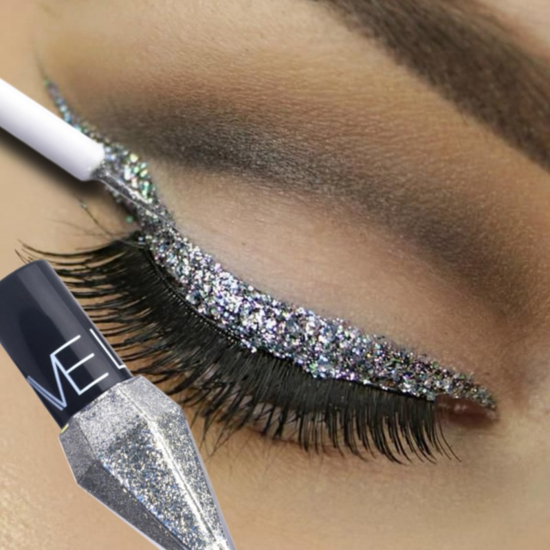 Waterproof Liquid Eyeliner Pen - Pearlescent Glitter Diamond Liquid Eyeliner Shimmer