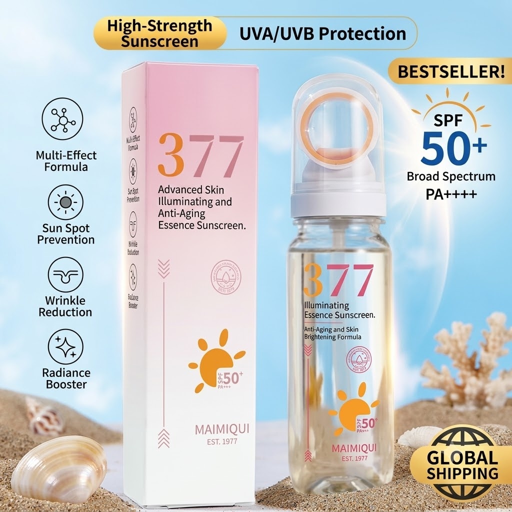 MAIMIQI 90g 377 Whitening Suns - огляд і ціна Spf 50 Waterproof Sunscreen