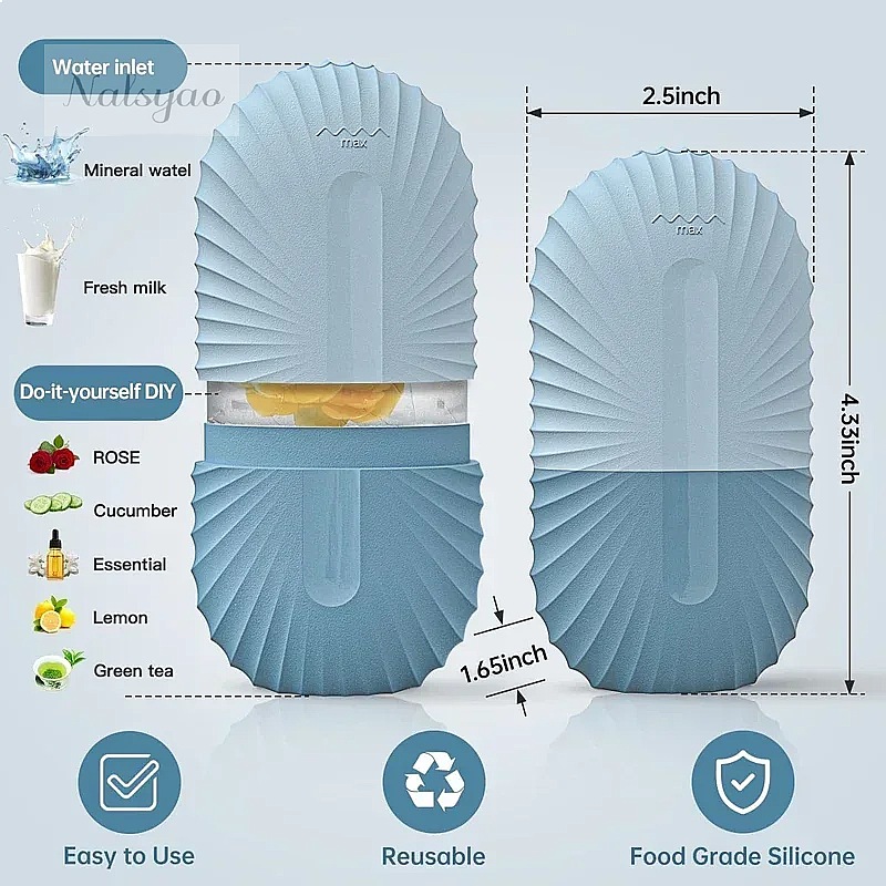 Ice Face Roller 1PCS Silicone  - огляд і ціна Face Ice Roller Puffiness