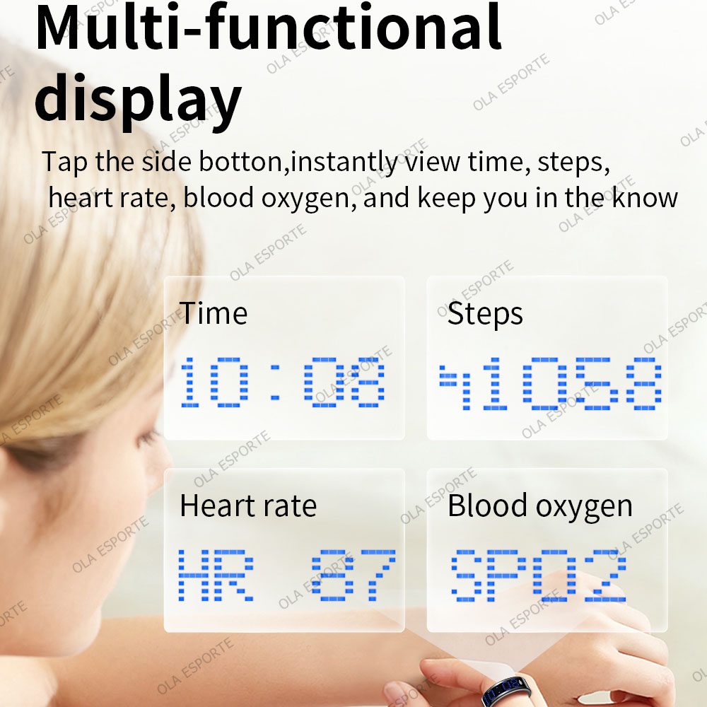 Smart Ring Display Screen Touc - огляд і ціна Health Monitors