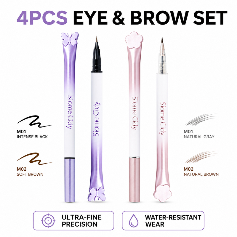 Siome Cidy 4PCS Liquid Eyeline - огляд і ціна Waterproof Liquid Eyeliner Pen