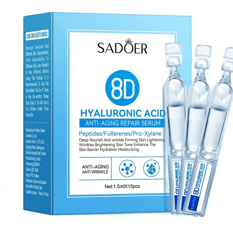 1 Box 15Pcs Hyaluronic Acid Fa - огляд і ціна Hyaluronic Acid Facial Serum