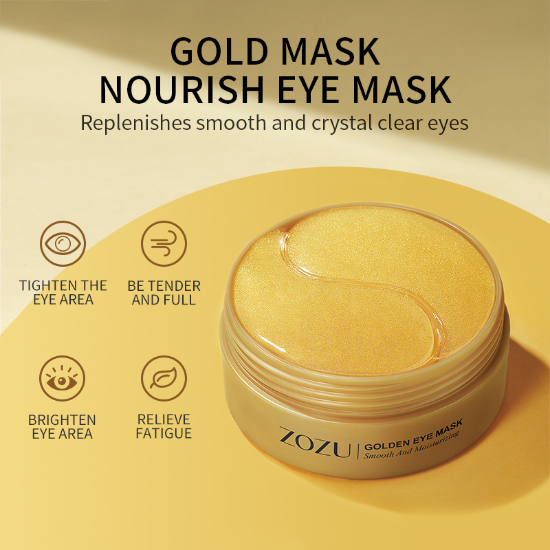 60pcs Golden Collagen Avocado  - огляд і ціна Collagen Under Eye Patches