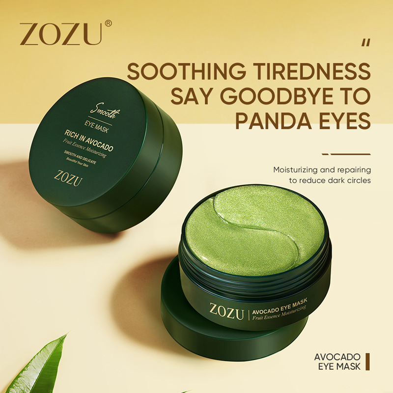 60pcs Golden Collagen Avocado  - огляд і ціна Collagen Under Eye Patches