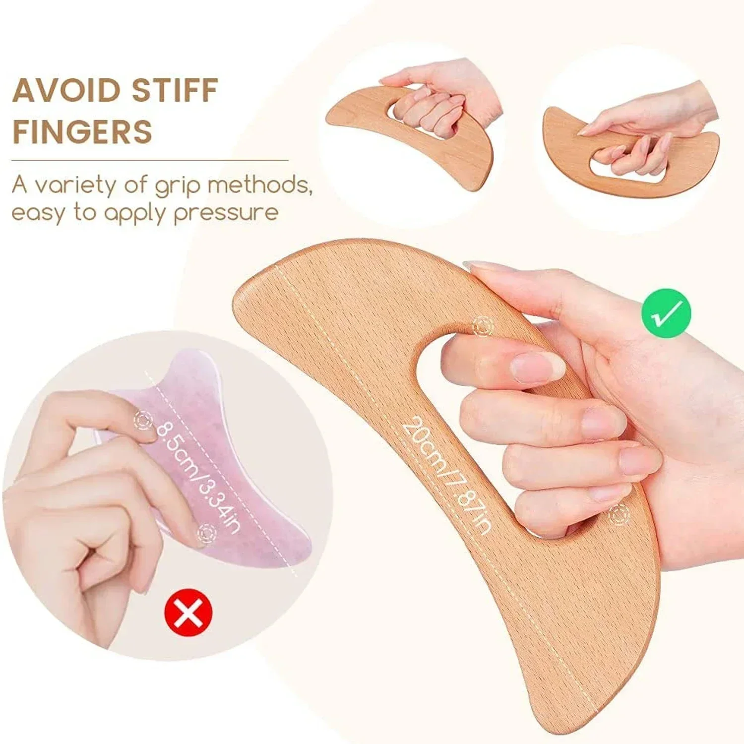 Wooden Gua Sha Tool for Body M - огляд і ціна Massage