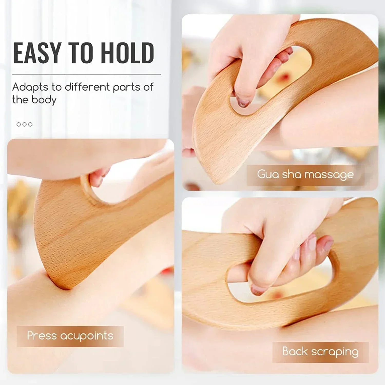 Wooden Gua Sha Tool for Body M - огляд і ціна Massage