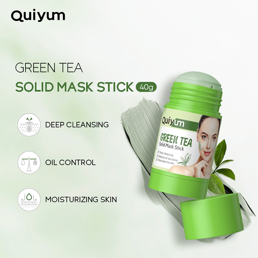 QUIYUM Matcha Green Tea Mud Ma - огляд і ціна Green Tea Cleansing Clay Mask