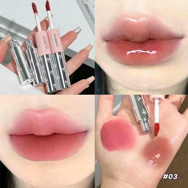 QIBEST Double Head Matte Velve - огляд і ціна Matte Velvet Lip Tint Long Lasting