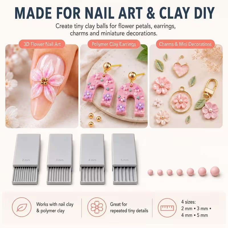 3D Print Clay Gel Ball Maker T - огляд і ціна Nail Art