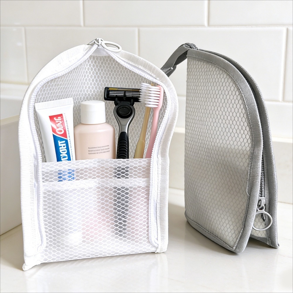 Mesh Toiletry Bag Breathable Q - огляд і ціна Makeup