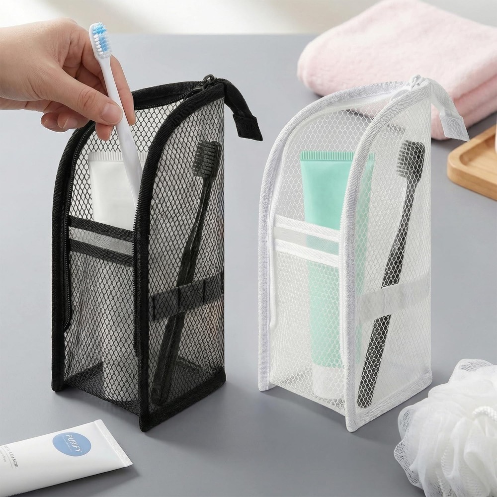 Mesh Toiletry Bag Breathable Q - огляд і ціна Makeup