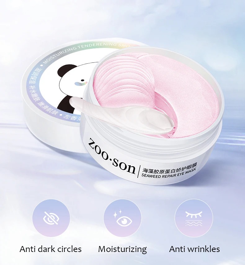 60Pcs Gold Crystal Collagen Ey - огляд і ціна Collagen Under Eye Patches