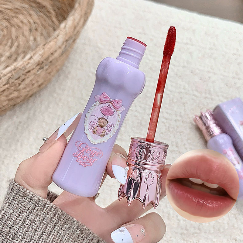 Gege Bear Velvet Matte Lip Mud - огляд і ціна Matte Velvet Lip Tint Long Lasting